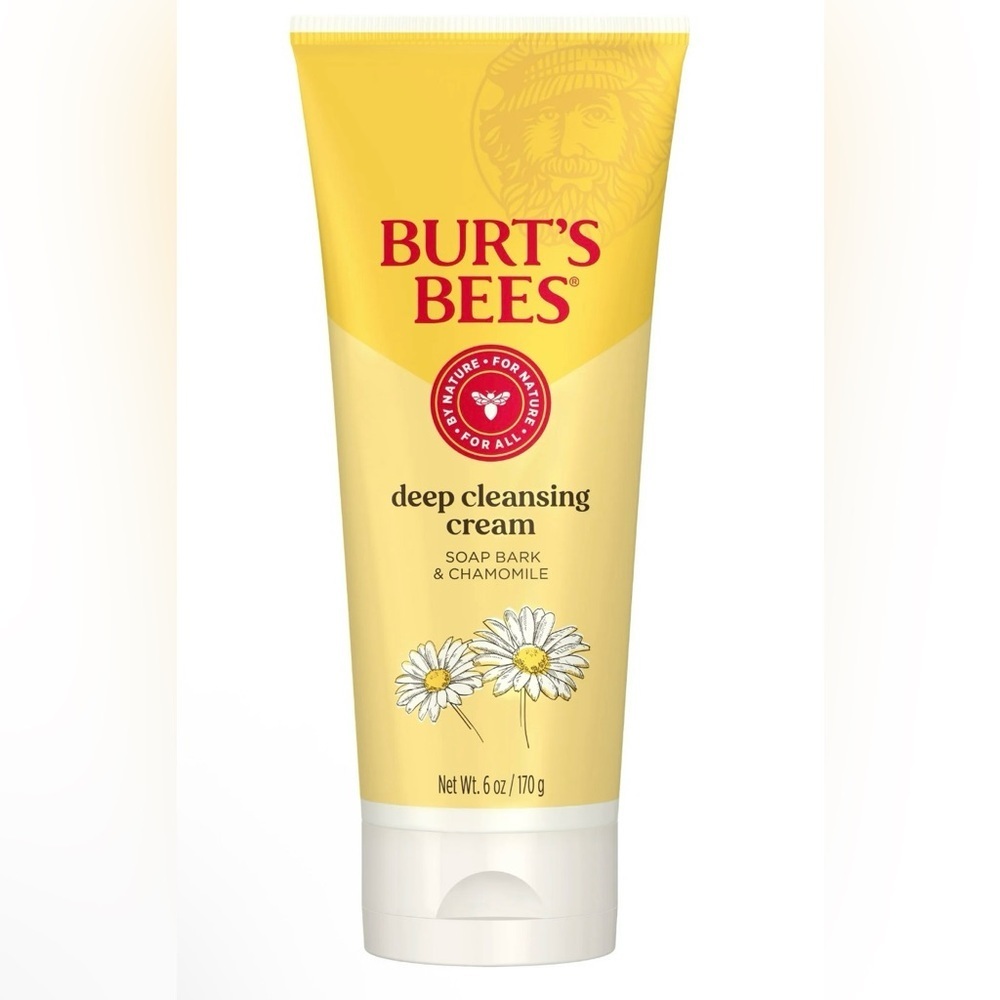 Burt's Bees Deep Cleansing Cream with Soap Bark and Chamomile, 6 Ounces